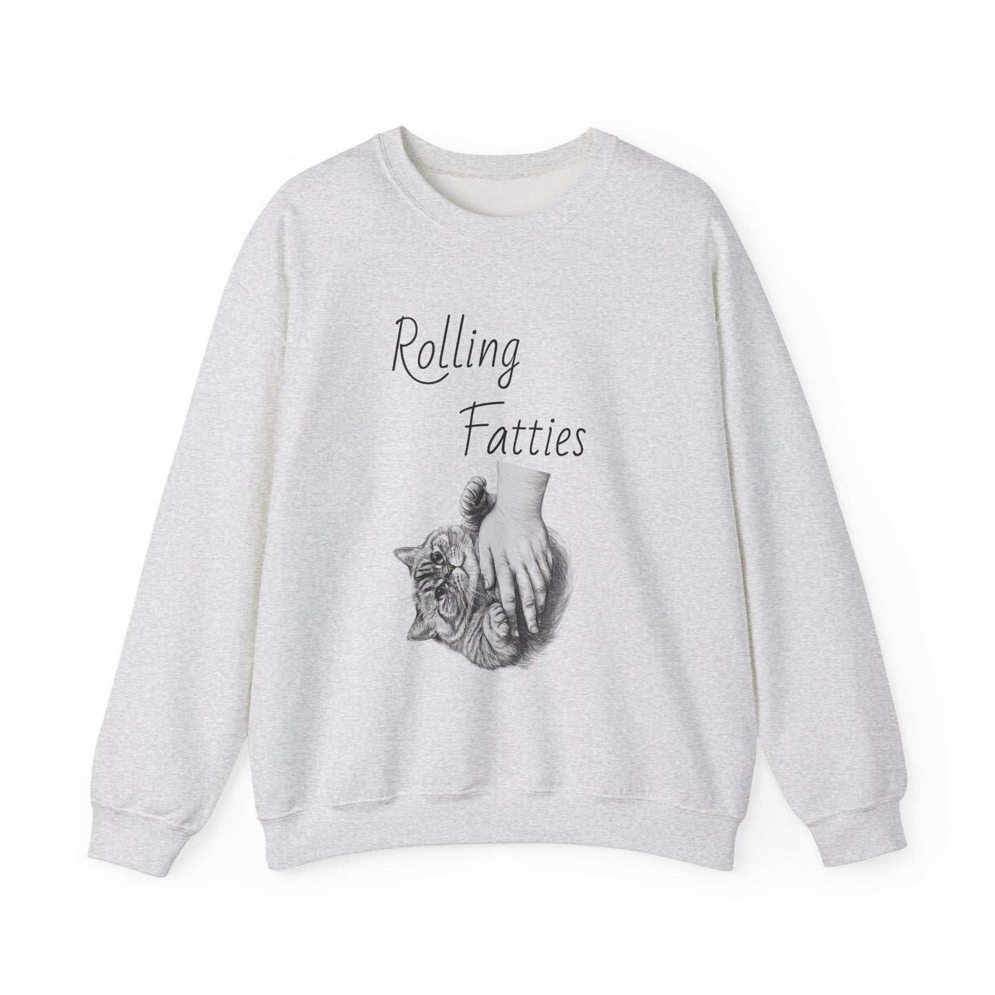 Cat Sweatshirt - Rolling Fatties Design