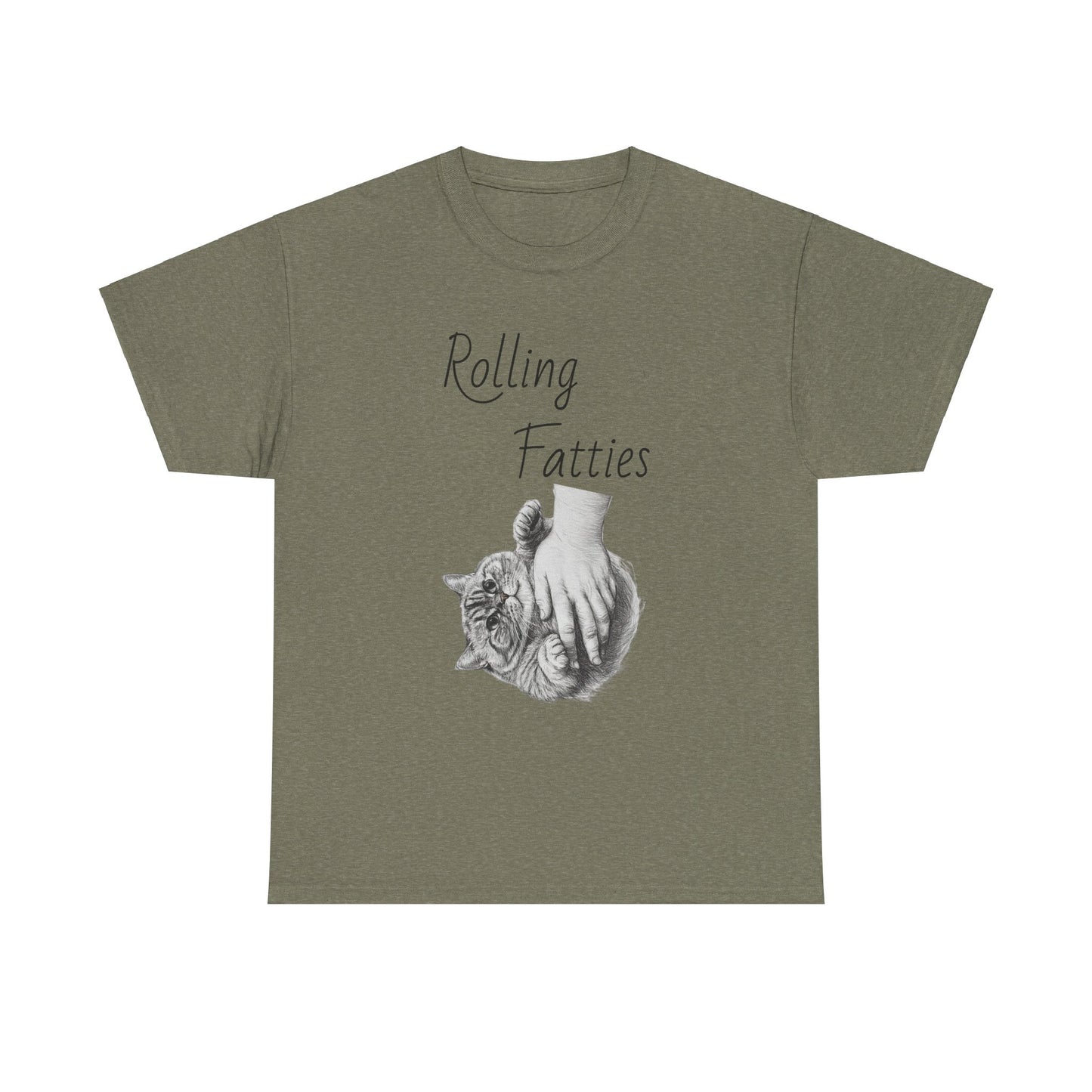Cat Rolling Fatties T-shirt