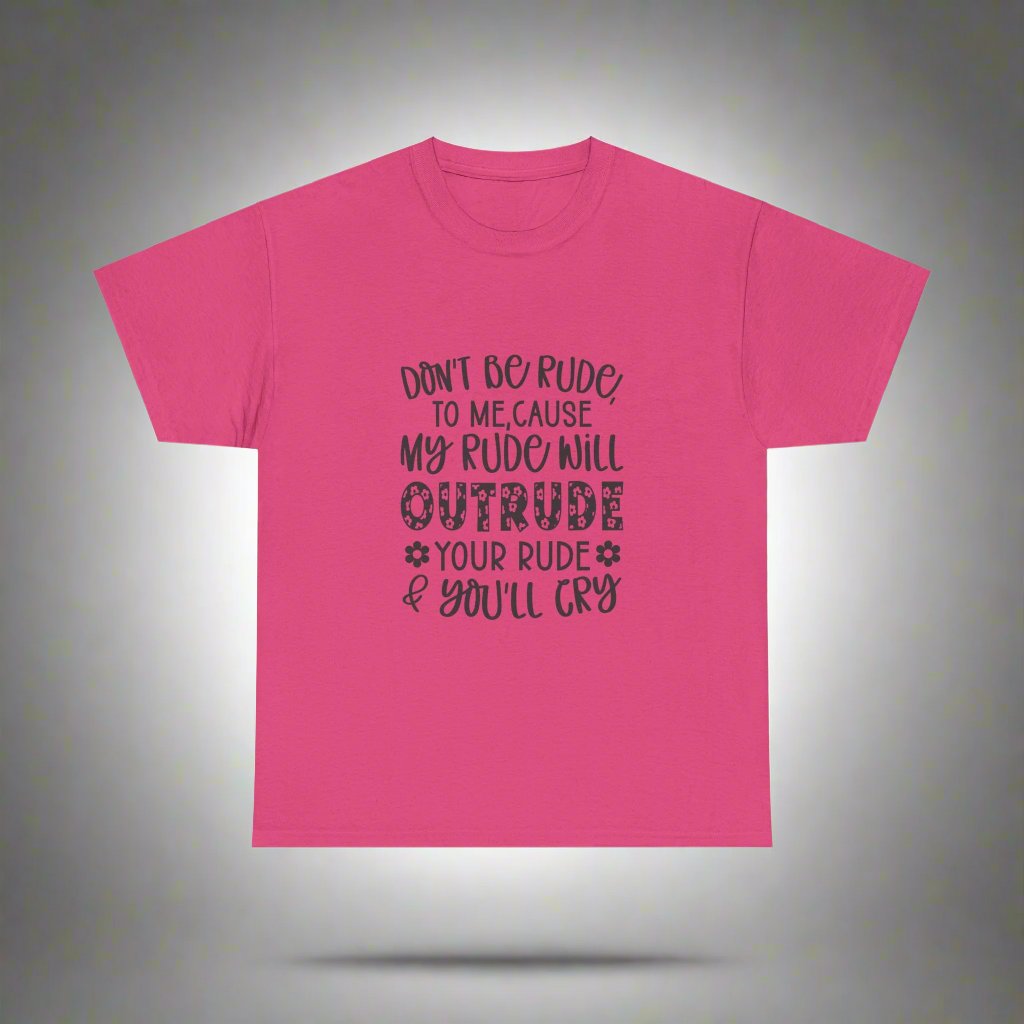 Rude T shirt - Verdic's vibes