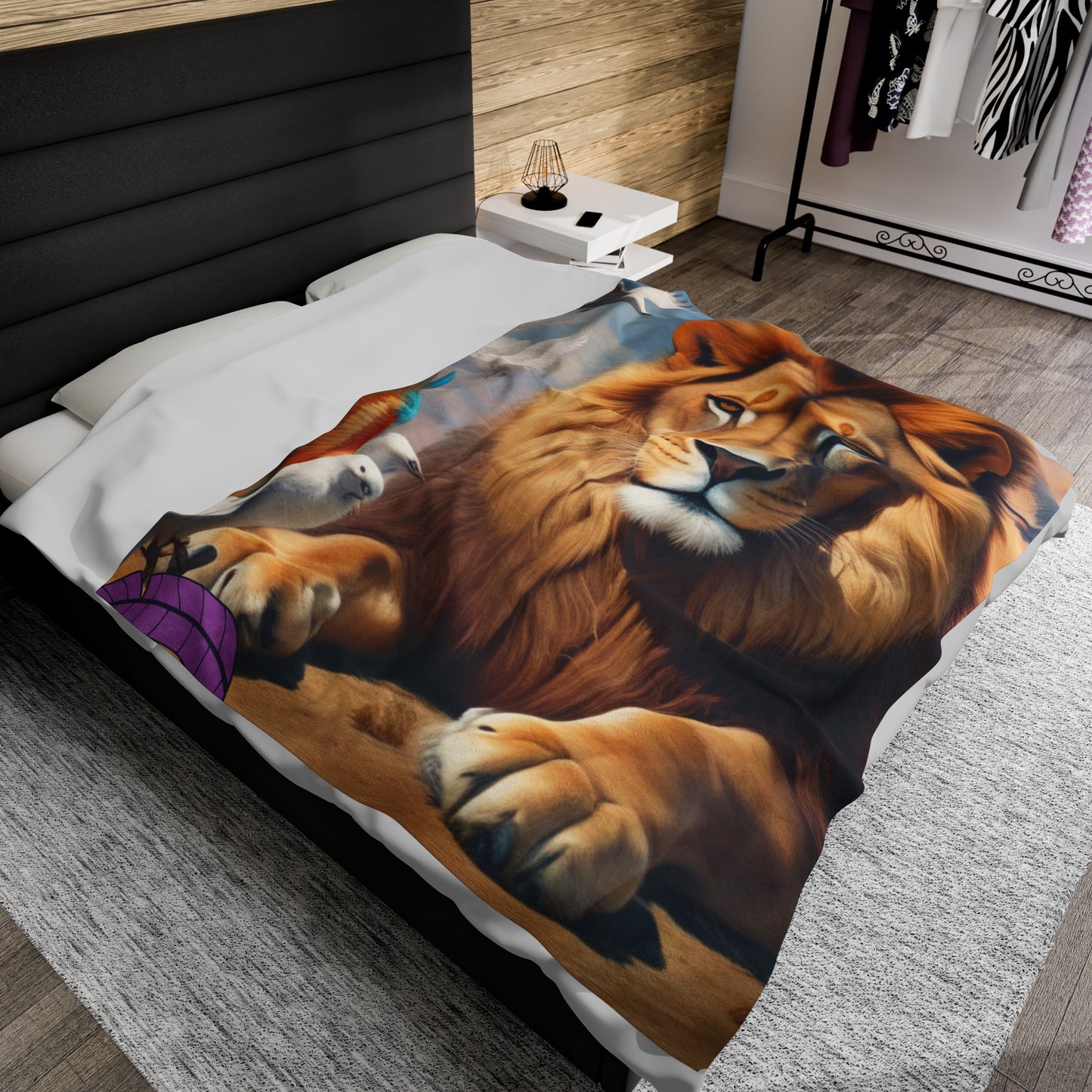 Lion Plush Blanket