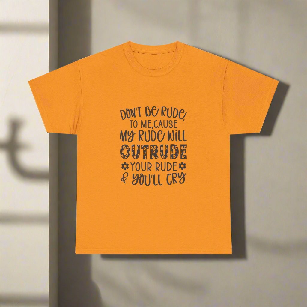 Rude T shirt - Verdic's vibes