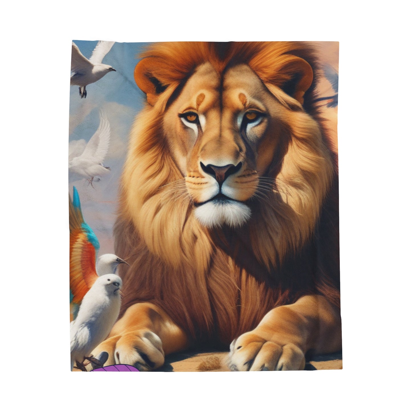 Lion Plush Blanket