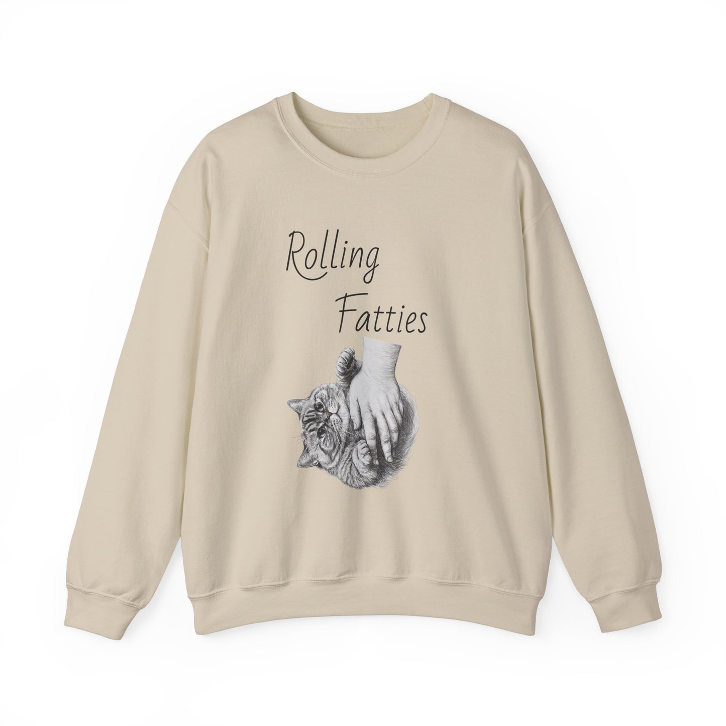 Cat Sweatshirt - Rolling Fatties Design