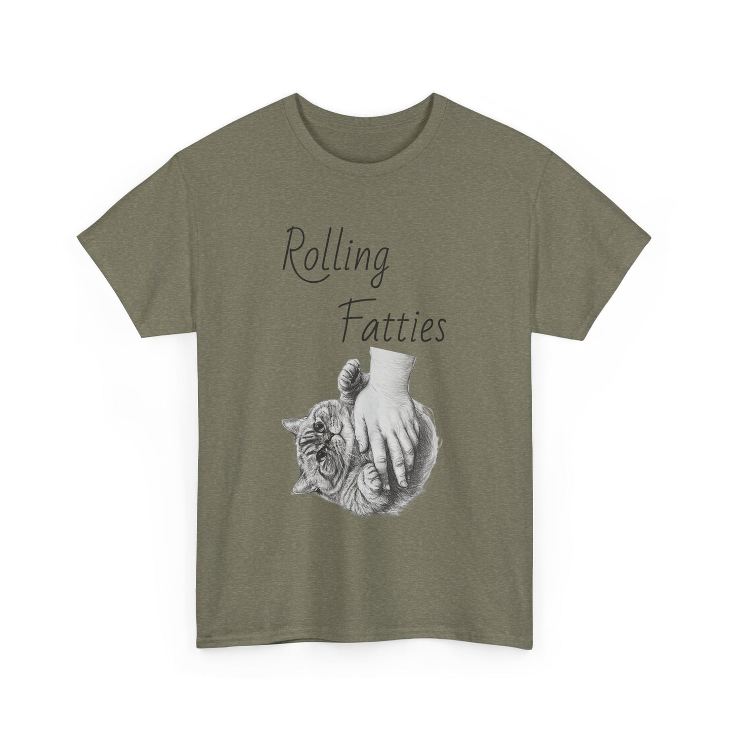 Cat Rolling Fatties T-shirt