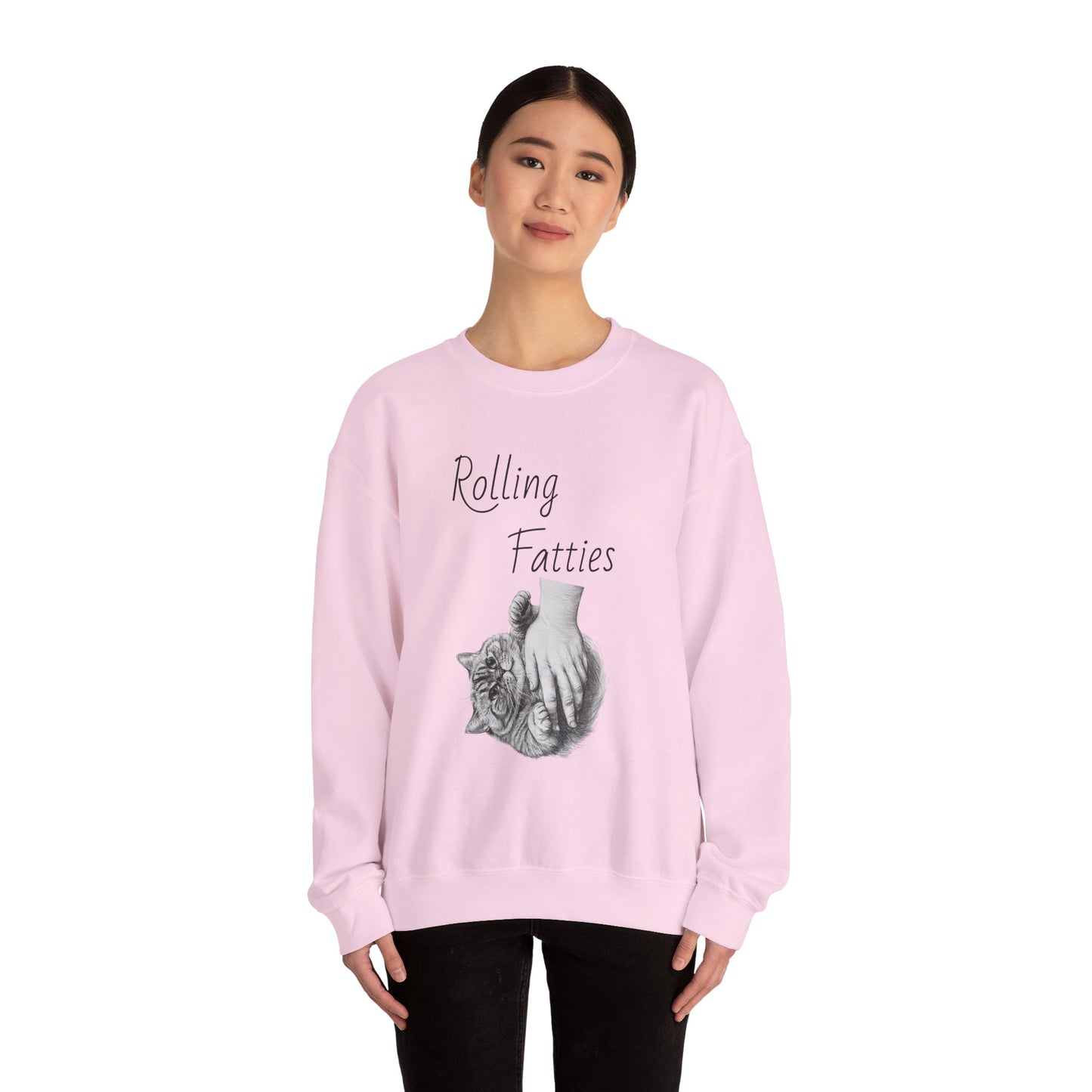 Cat Sweatshirt - Rolling Fatties Design