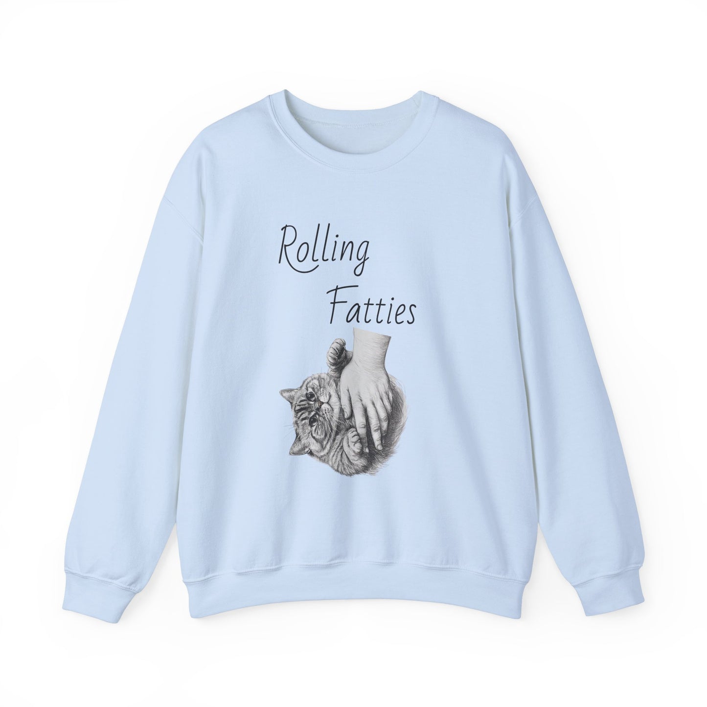 Cat Sweatshirt - Rolling Fatties Design
