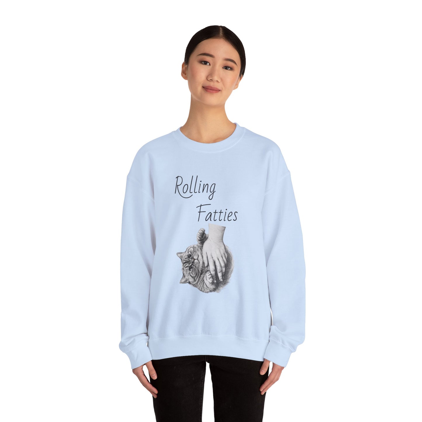 Cat Sweatshirt - Rolling Fatties Design