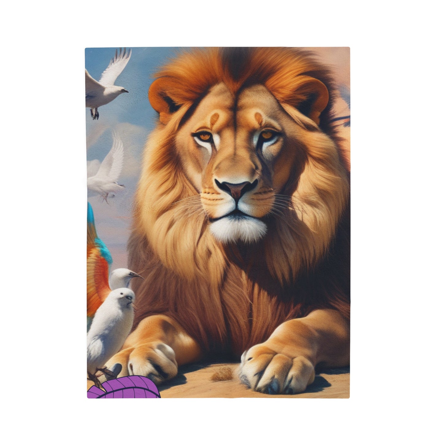 Lion Plush Blanket