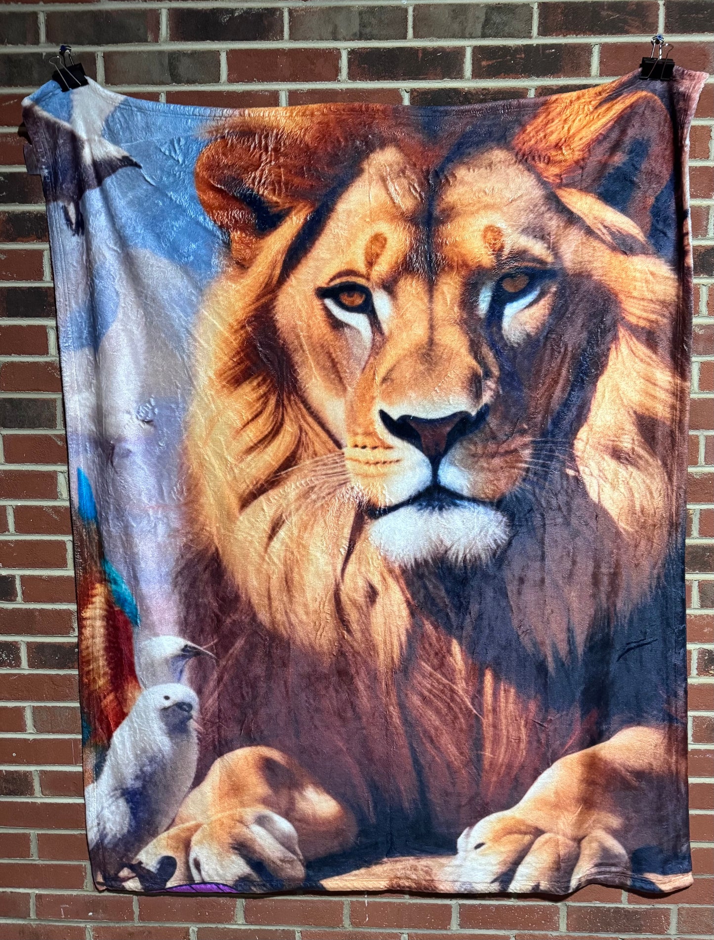 Lion Plush Blanket