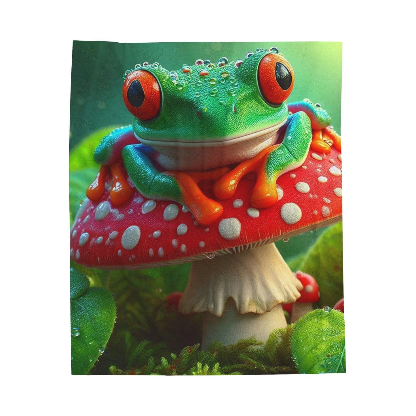 Frog Velveteen Plush Blanket