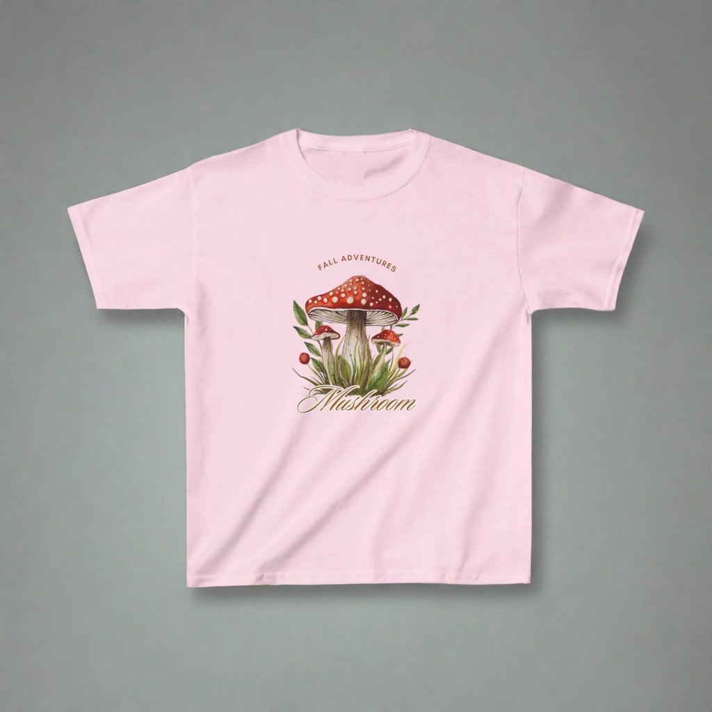 Kids Tee - Fall Adventures Mushroom Shirt