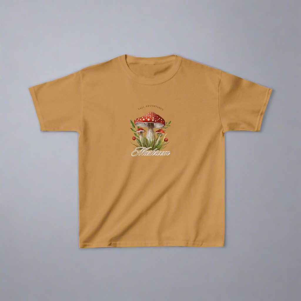 Kids Tee - Fall Adventures Mushroom Shirt