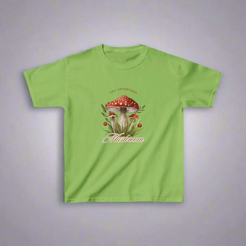 Kids Tee - Fall Adventures Mushroom Shirt