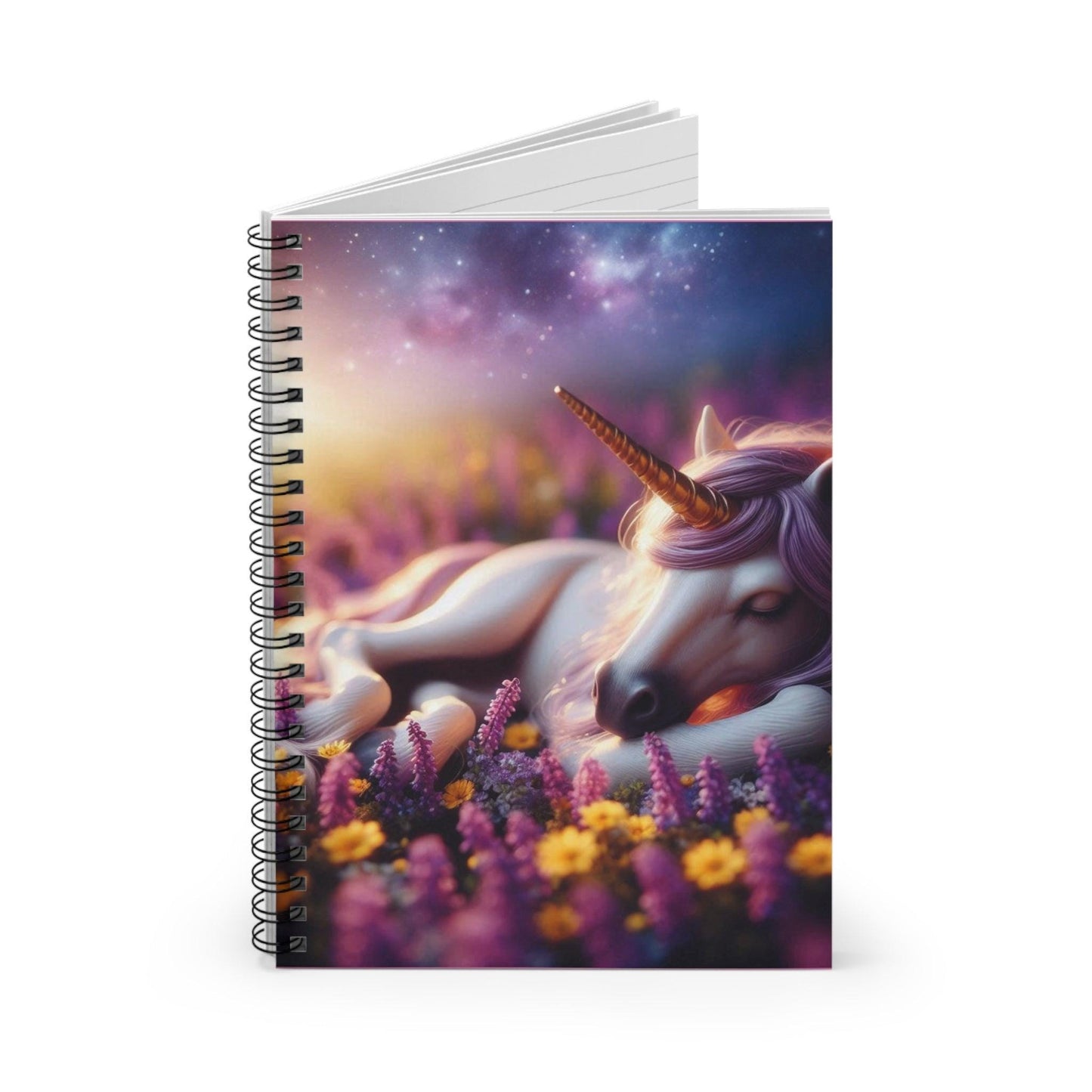 Unicorn Spiral Notebook - Ruled Line