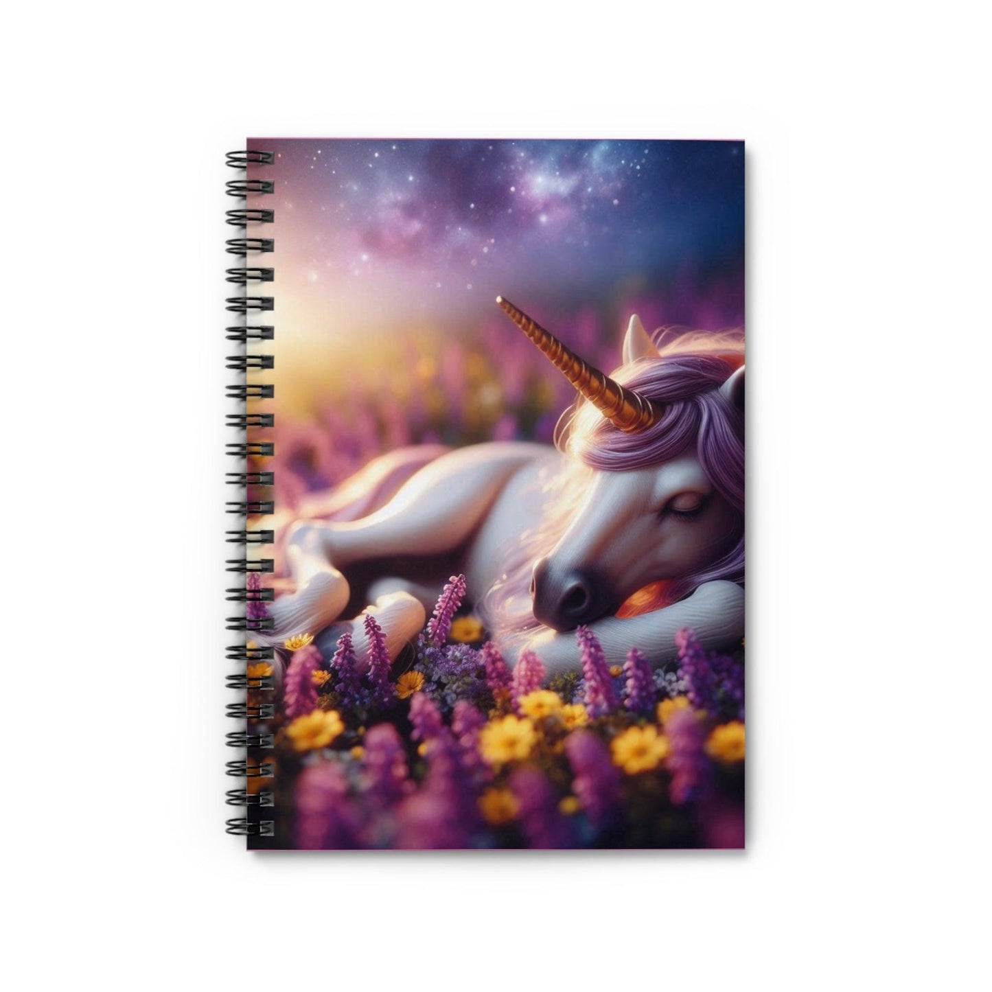 Unicorn Spiral Notebook - Ruled Line